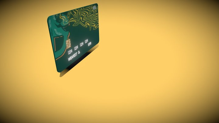 DINO CREDIT CARD 3D Model