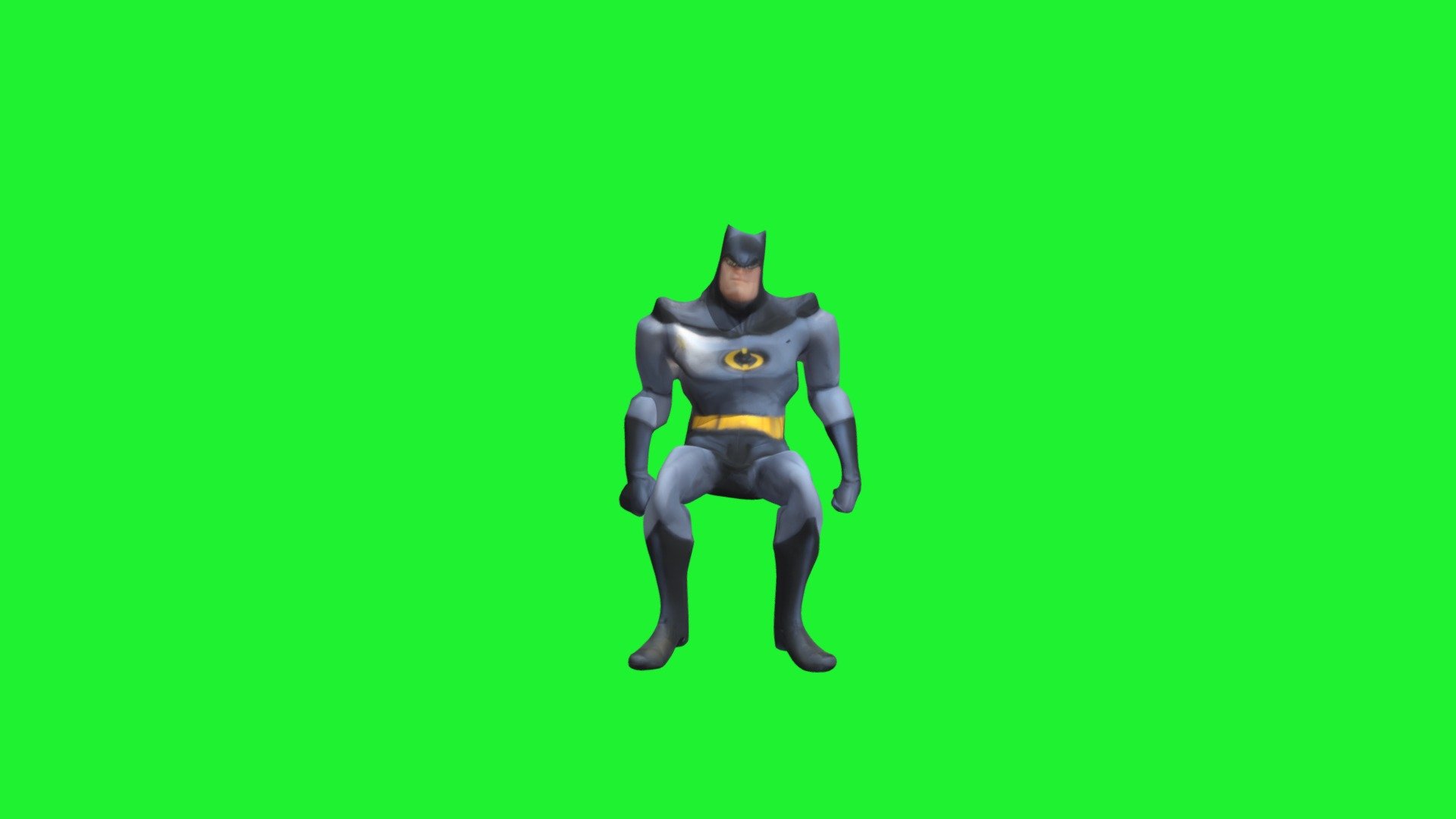 Dc Batman Sitting 3d model fts - Download Free 3D model by sunnykhude ...