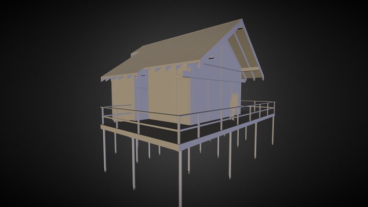 Polar house, 2 floor 3D Model