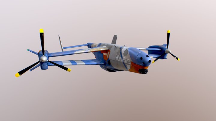 Drone "Barbary" Retexture 3D Model