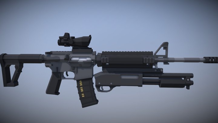 M4A1 3D Model