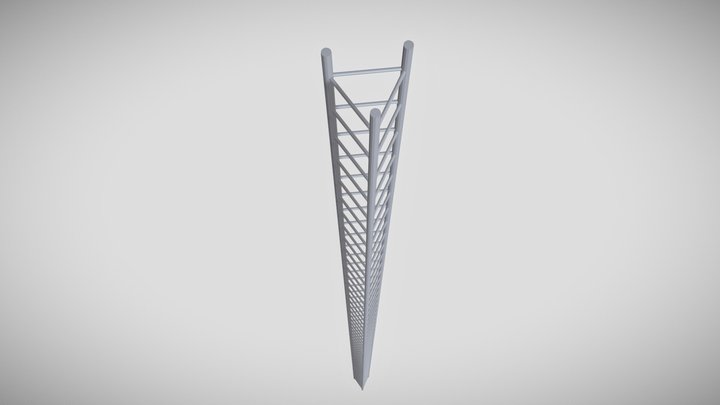 Round Tube Triangle Truss v 20220724 3D Model