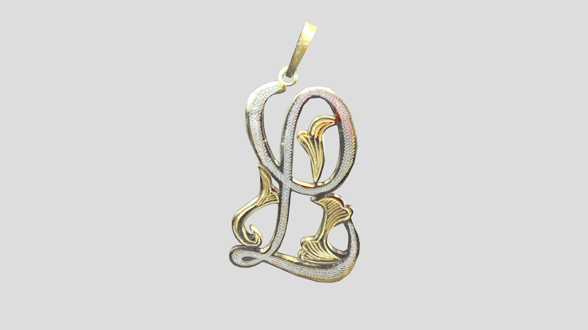 GOLD PLATED PENDANT — Sketchfab embed 3D viewer