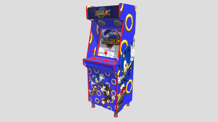 Arcade Cabinet - Jayden Poppes 3D Model