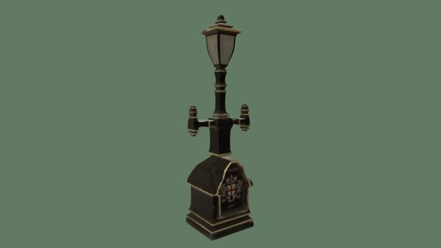 Lamp Post. 3D Model