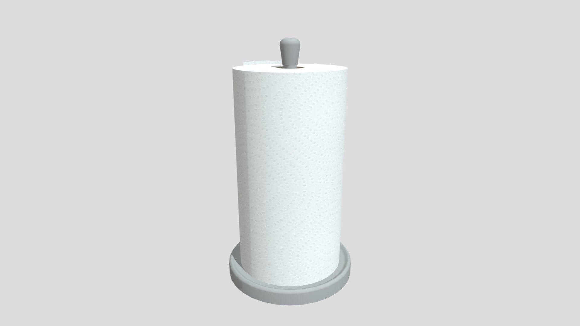 Paper towel holder Download Free 3D model by [74555a6