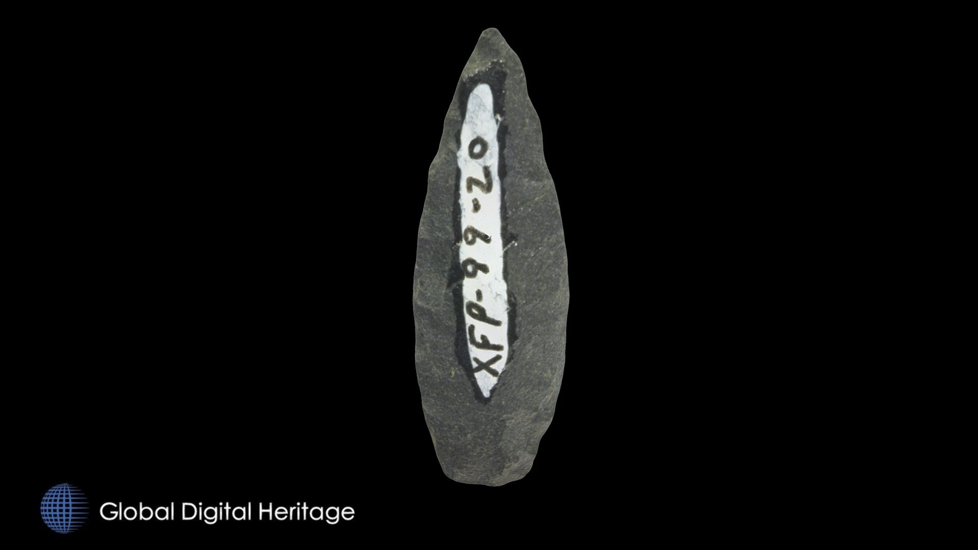 XFP-99 Basalt end-blade, Sanak Island, Alaska.