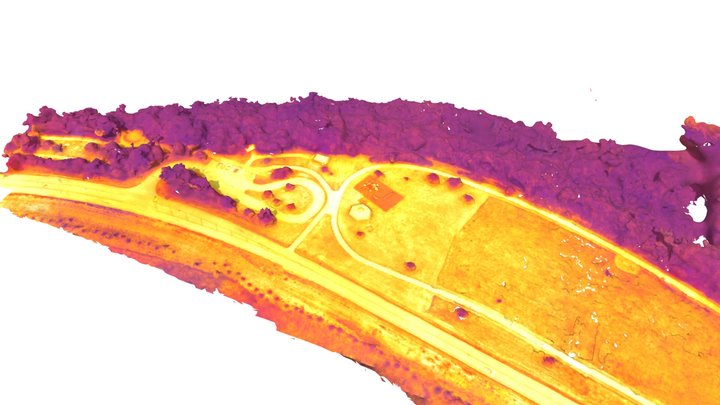 Cloquet Overlook Park Thermal 8/7/2022 3D Model