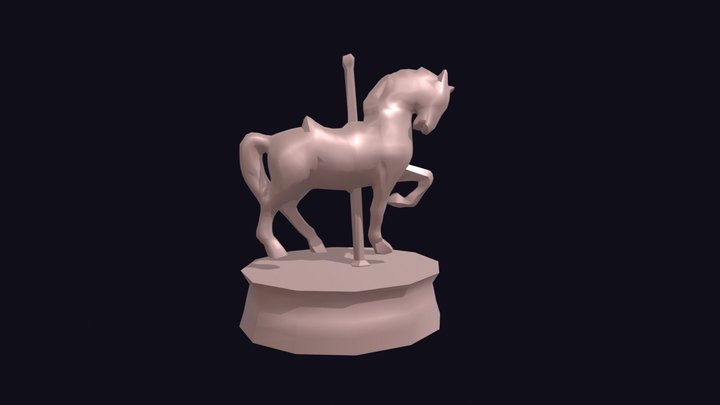 Carnival Horse 3D Model