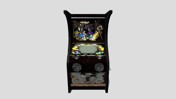 Death Race arcade cabinet(1976) 3D Model