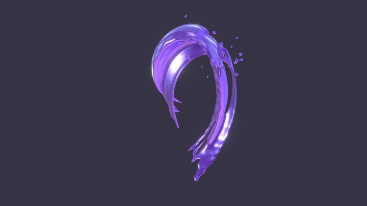Water Splash Animation - D. 3D Model
