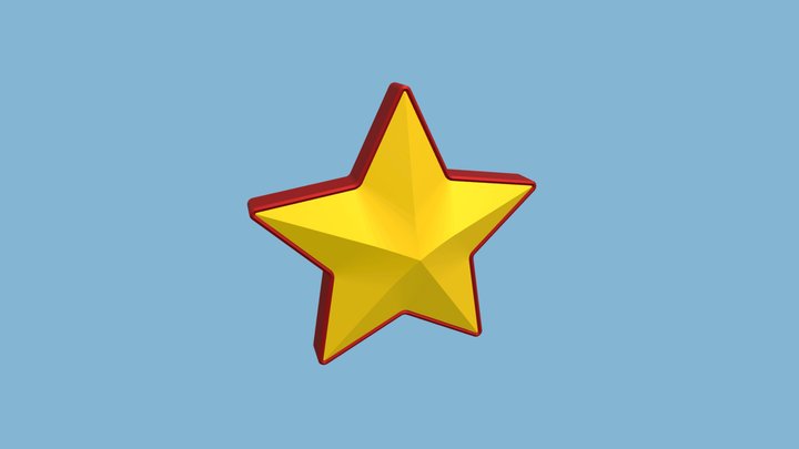Étoile II 3D [Illustrator] 3D Model