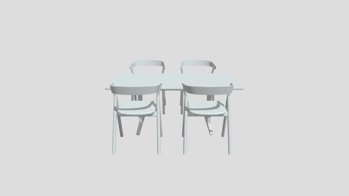 Dining Set 3D Model