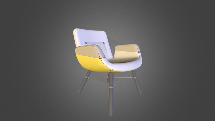 East River Chair 3D Model
