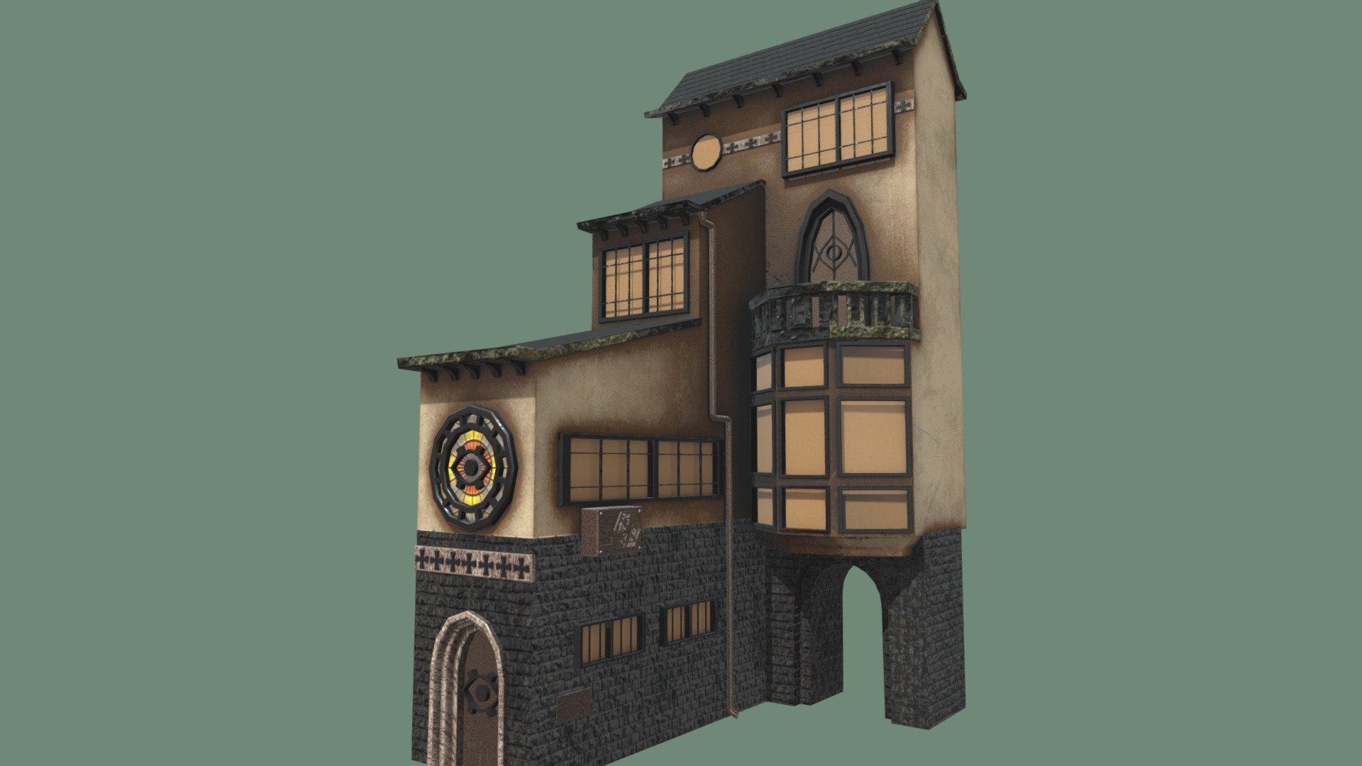 Neo gothic house