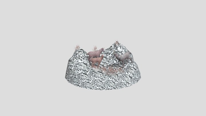 Familia Huemules 3D Model