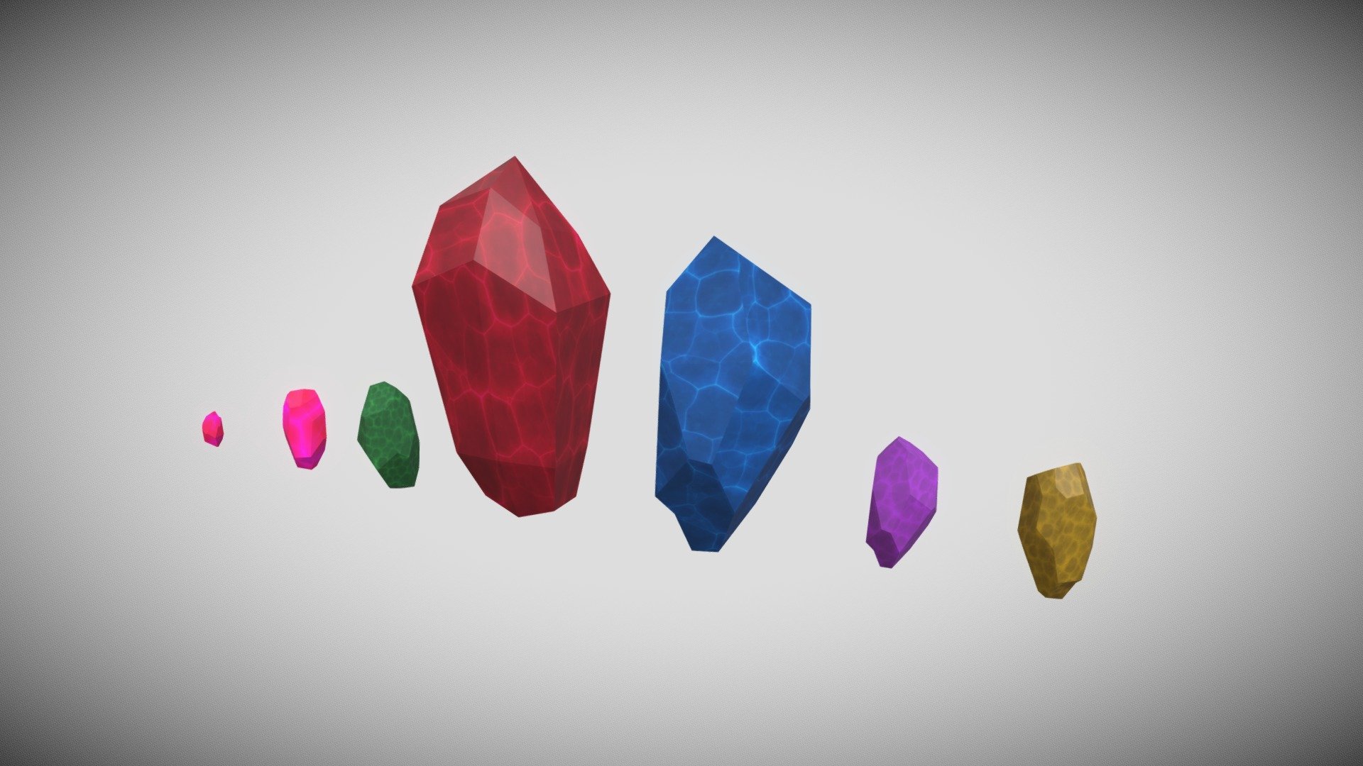 crystals (кристаллы) - Download Free 3D model by Yarelon (@yarelon111 ...