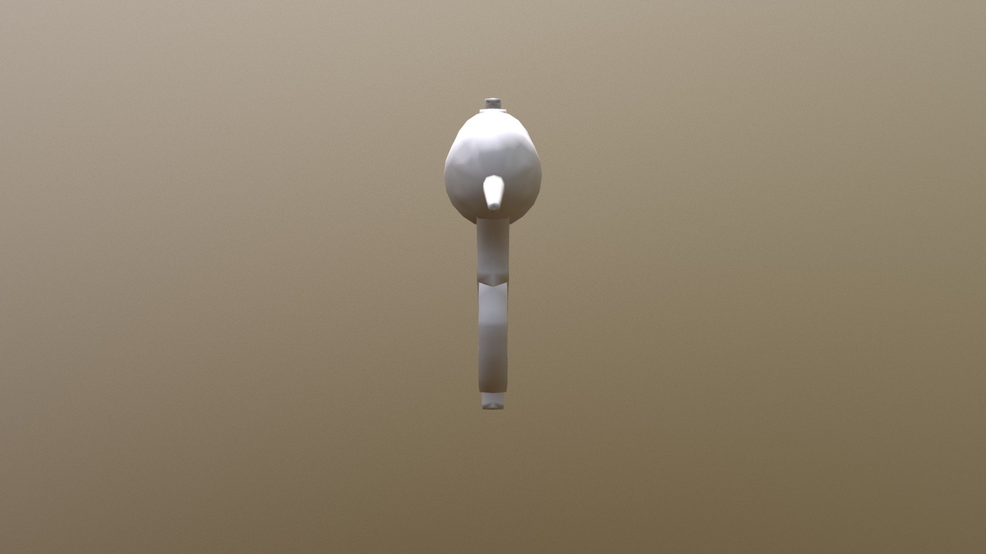 Noisy Cricket Low-poly