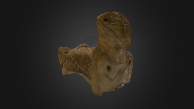 Neolithic statue 3D Model
