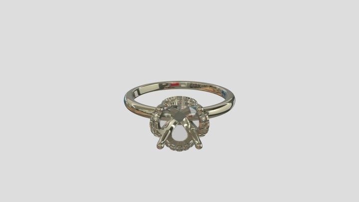 AFRG002 goldring wedding engagement luxury – Free 3D Model STL