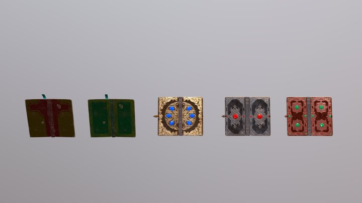 Rich Books 3D Model