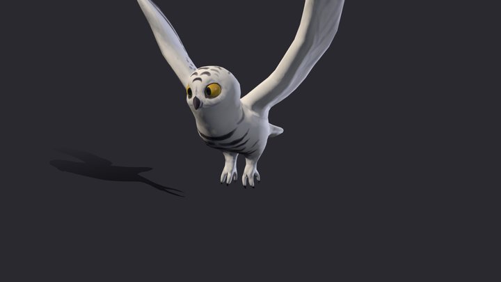 Day 20 - Snowy Owl 3D Model