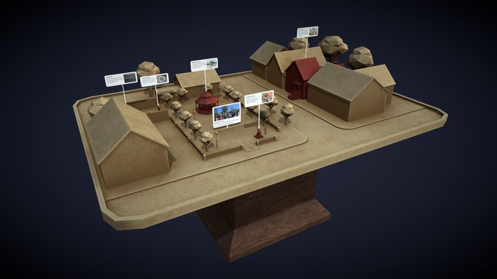 Abolition Row Park Tour Map 3D Model
