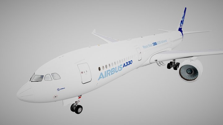 Airbus a330-300 3D Model