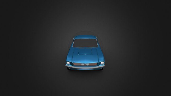 Mustang GT 500 67 3D Model
