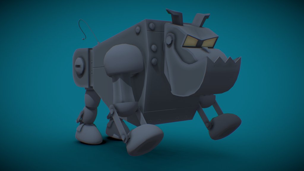 Cartoon Robot Dog