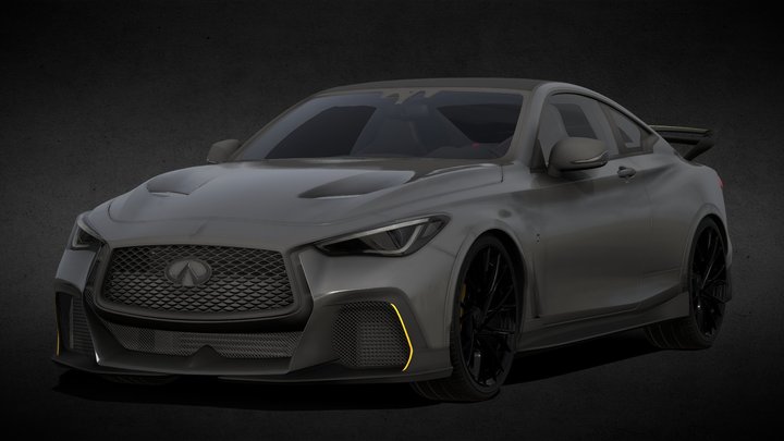 Infiniti Q60 Project Black S 3D Model