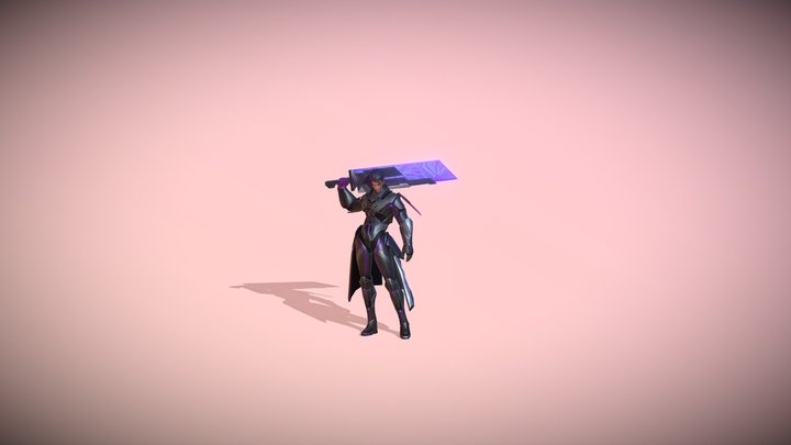 Alucard Obsidian Blade - Mobile Legends 3D Model