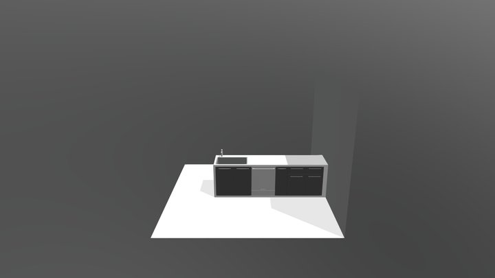 水吧台 3D Model