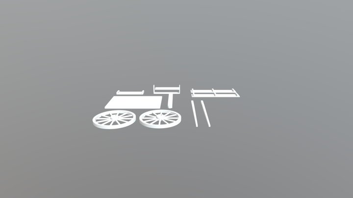 Farmer cart 1/35 3D Model