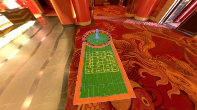 Roulette Table Ex 3D Model