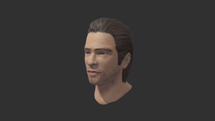 Sebastian Stan Bust 3D Model