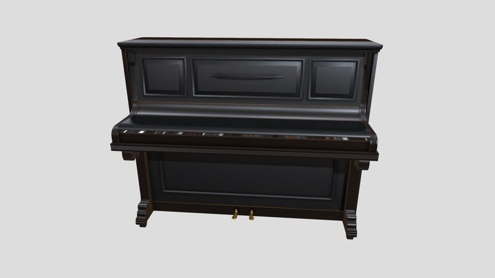 Piano Bar 3D Model