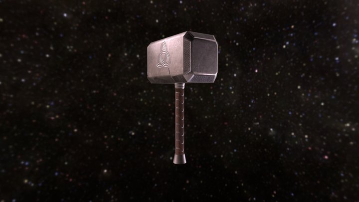 Thor weapon 3D Model