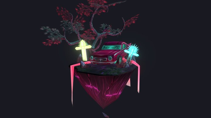 'Romeo + Juliet' Inspired Diorama 3D Model