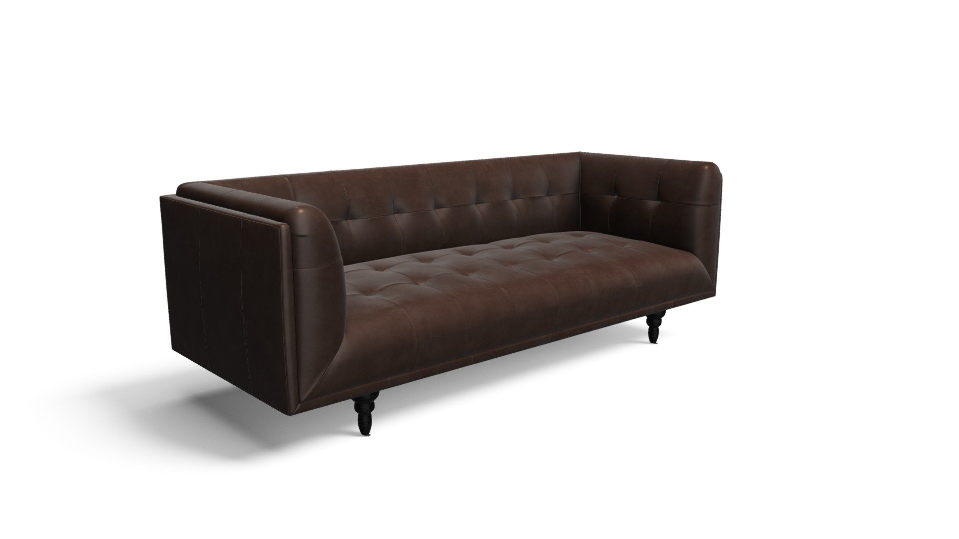 Connor 3 Seater Sofa, Vintage Brown Leather