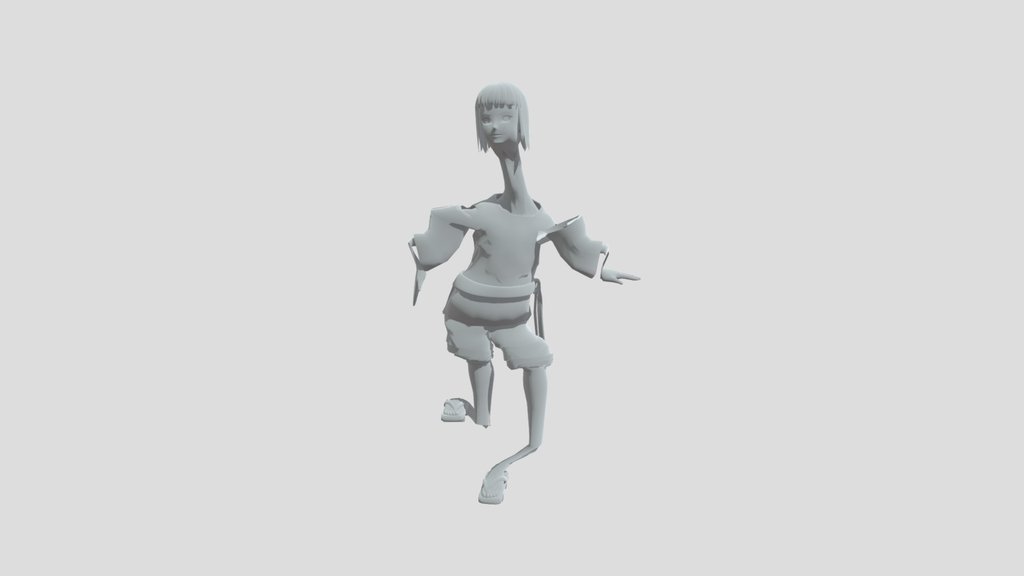 Stylized Man Happi Outfit