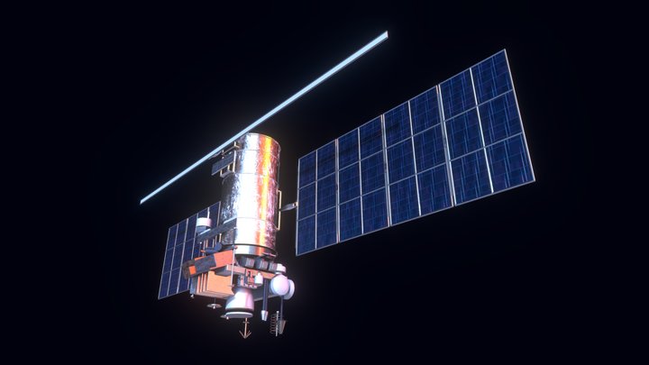 Meteor-M2 No.2 3D Model