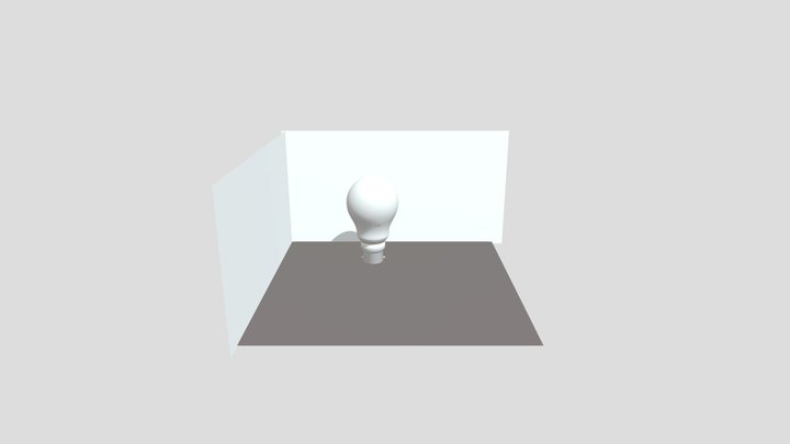 Incandescent Light Bulb 3D Model