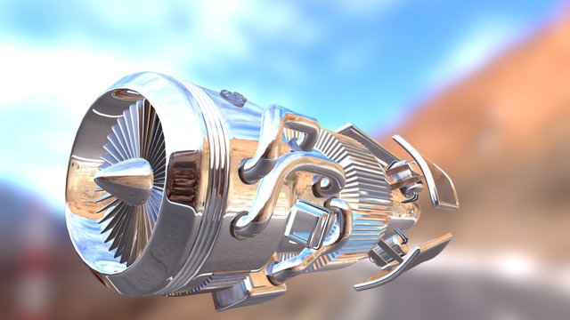 Engine 3D Model