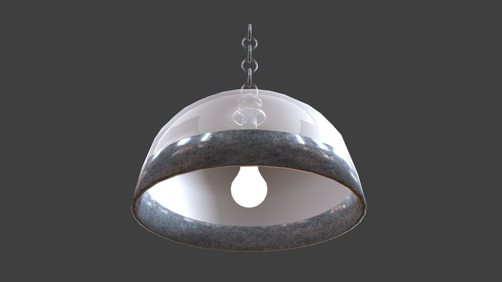 Ceiling Light with Chain – Free 3D Model STL