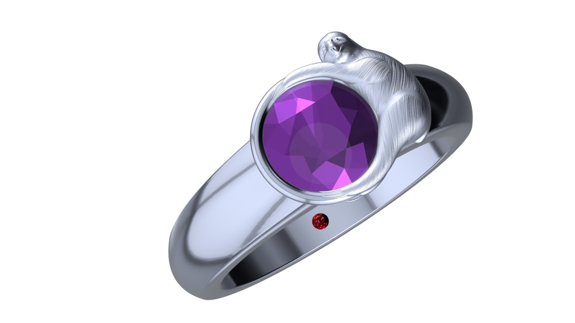 Sloth Ring v2 - 3D model by taylorandhart [7467d5a] - Sketchfab