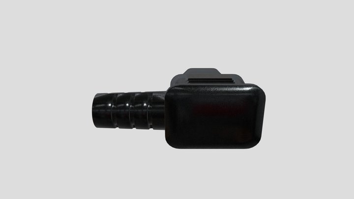 Iec Connector Type C14 Strain Relief On The Ri – Gratis 3D-model STL