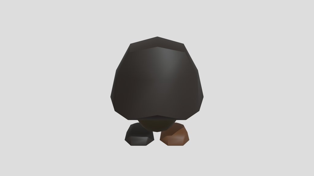 Super Mario 64 - Unused Content - Early Goomba