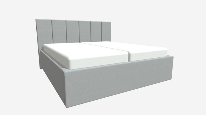 Manzelska_postel_Softy 3D Model