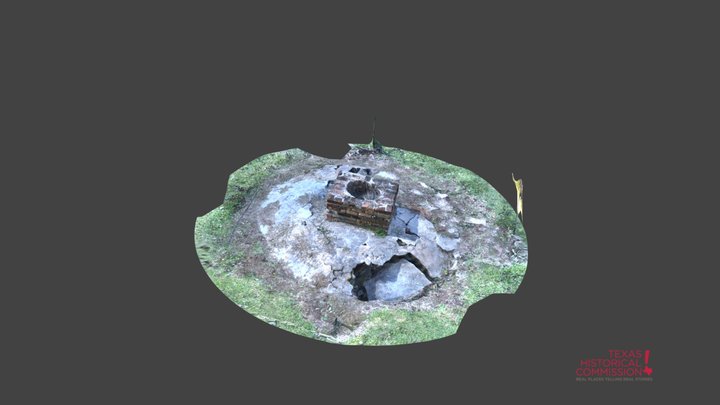 Levi Jordan Plantation Cistern 3D Model